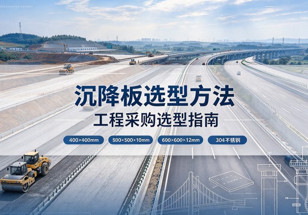涞水沉降板选择方法